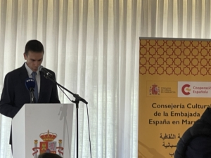 La intervención del embajador de España, Enrique Ojeda.